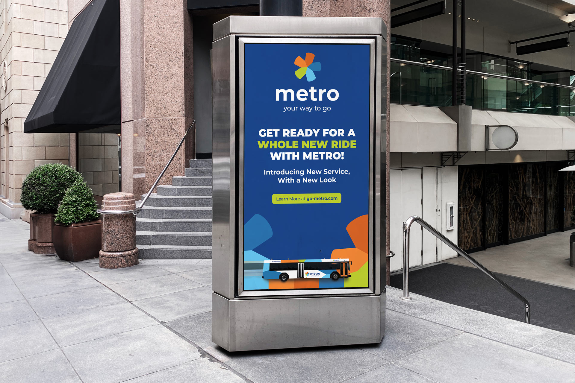 Metro-Rebrand-Campaign-Orange-Barrel Metro-Rebrand-Campaign-Orange-Barrel