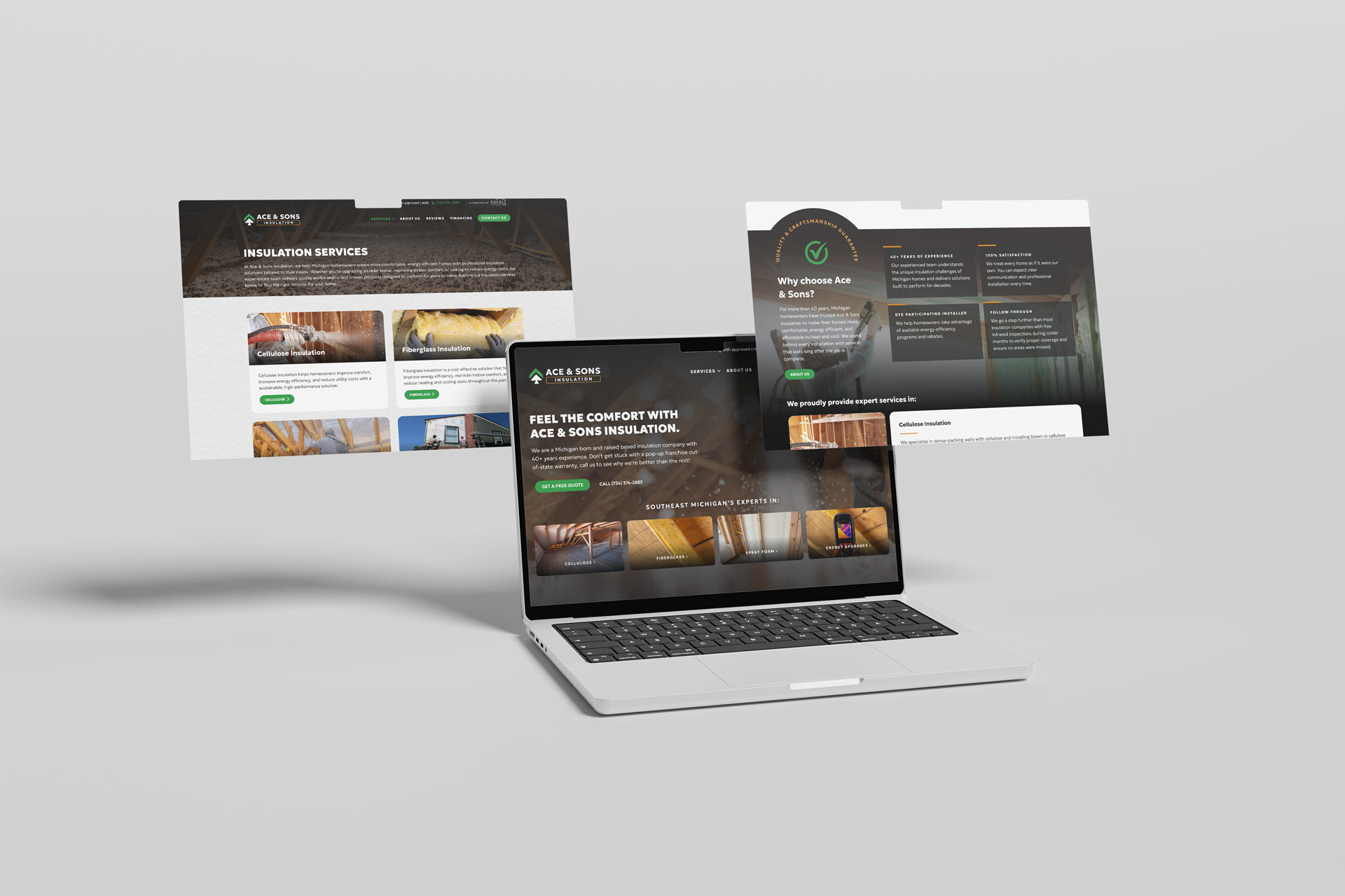 Ace and Sons Website Design
