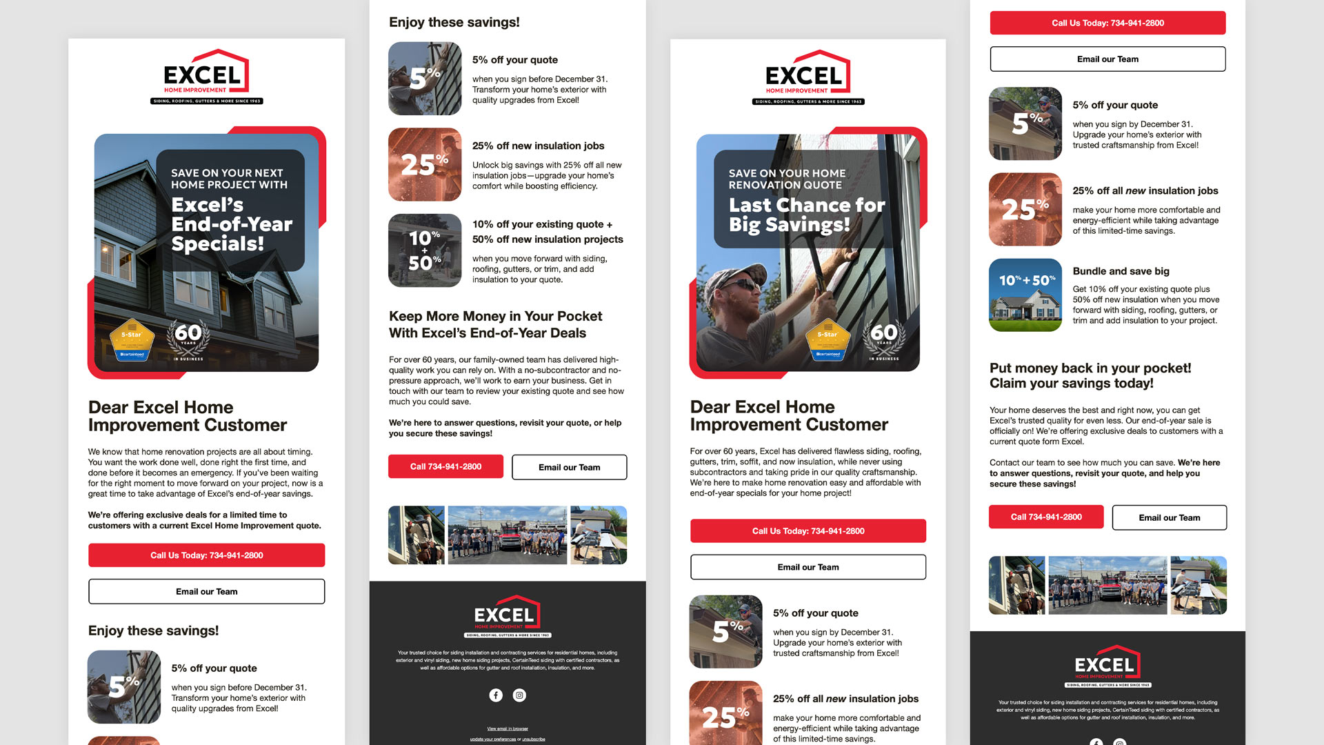 Excel Email Design
