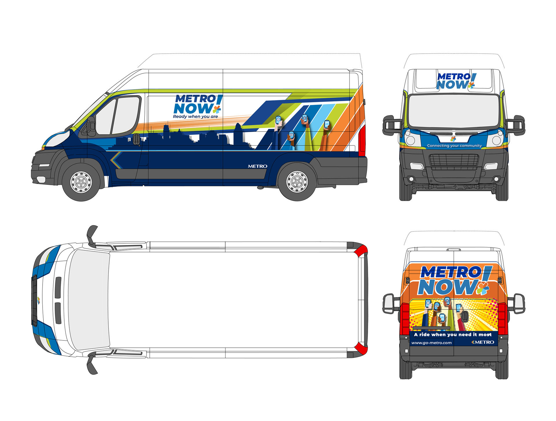 MetroNow van wrap