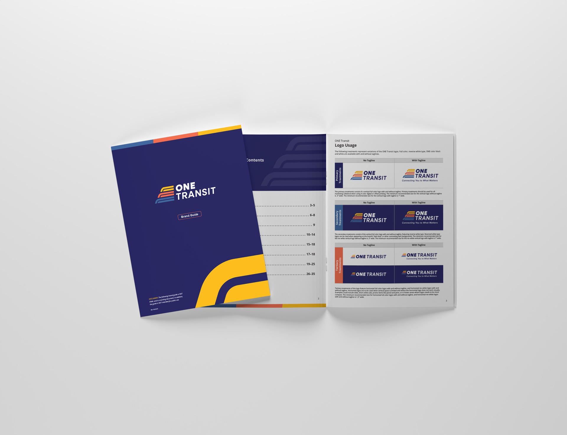 ONE Transit brand guidelines