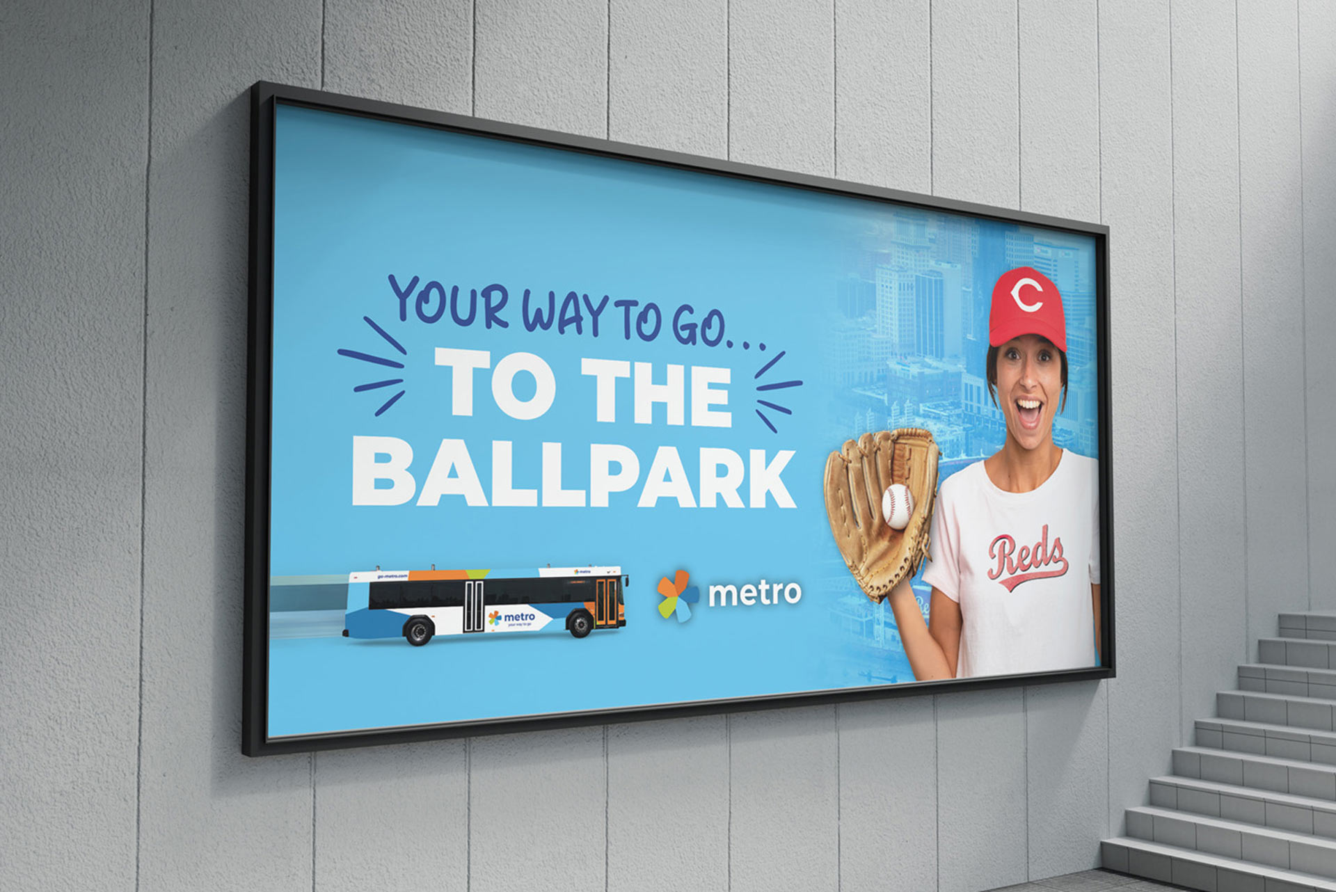 Reds Partnership Stadium Concourse Signage